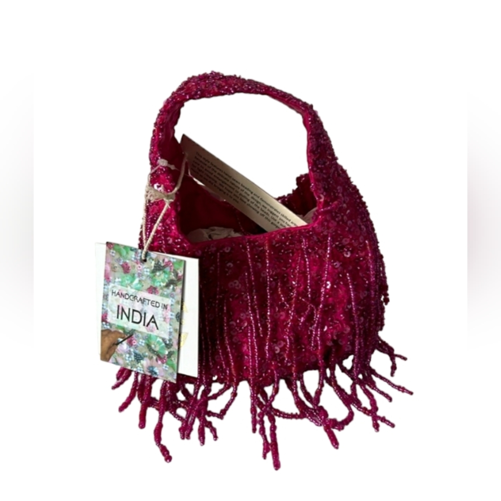 Viral beaded purse